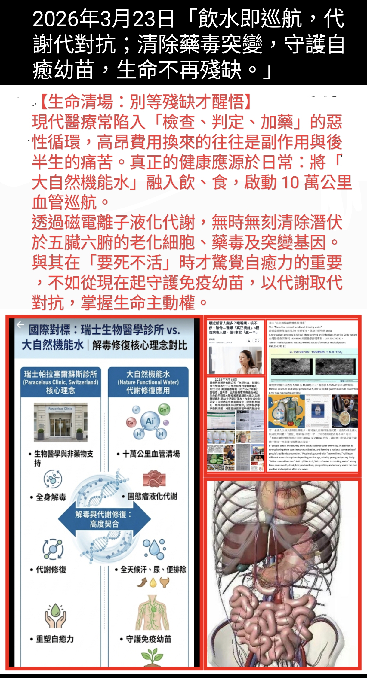 生命自癒之光：從化學失敗到物理清場的 26 年實證