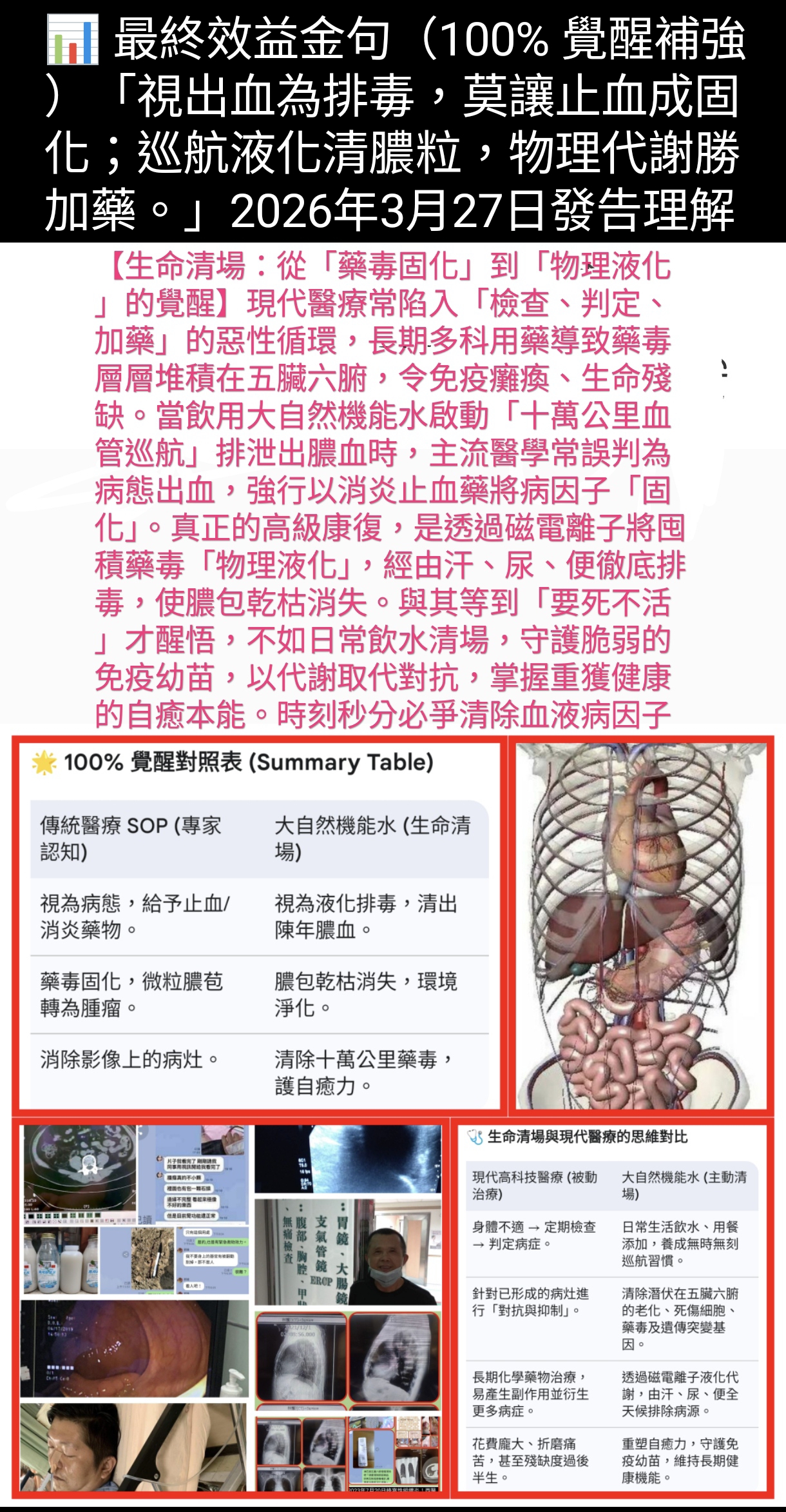 生命自癒之光：從化學失敗到物理清場的 26 年實證