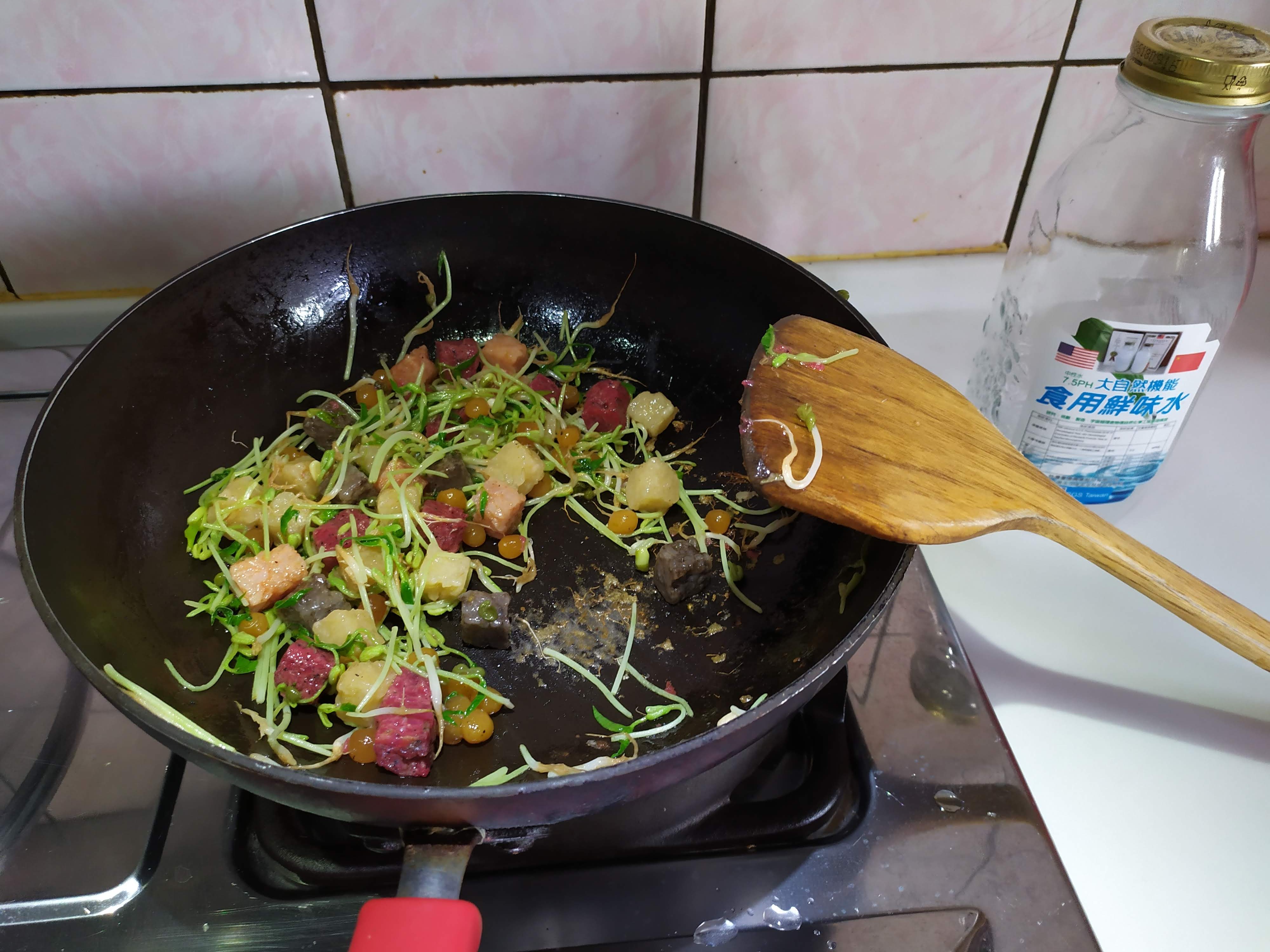 大自然機能可食用鮮味水抄水果鮮Q飯塊配肉菜